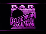 Blue Moon Bar (2) LED Neon Sign Electrical - Purple - TheLedHeroes