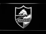 San Diego Chargers (12) LED Neon Sign USB - White - TheLedHeroes
