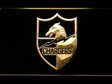 San Diego Chargers (12) LED Neon Sign Electrical - Yellow - TheLedHeroes