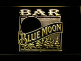 Blue Moon Bar (2) LED Neon Sign USB - Yellow - TheLedHeroes