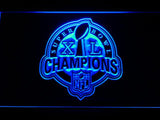 Pittsburgh Steelers Super Bowl XL Champions LED Neon Sign USB - Blue - TheLedHeroes