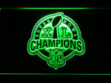 Pittsburgh Steelers Super Bowl XL Champions LED Neon Sign USB - Green - TheLedHeroes