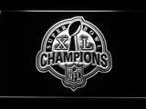 Pittsburgh Steelers Super Bowl XL Champions LED Neon Sign USB - White - TheLedHeroes