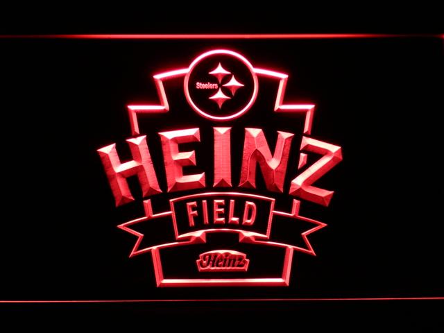 Pittsburgh Steelers Heinz Field LED Neon Sign USB - Red - TheLedHeroes