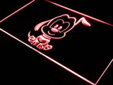Disney Mini Pluto LED Neon Sign USB - Red - TheLedHeroes