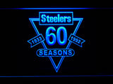 Pittsburgh Steelers 60th Anniversary LED Sign - Blue - TheLedHeroes