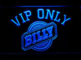 Billy VIP Only LED Neon Sign USB - Blue - TheLedHeroes