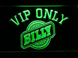 Billy VIP Only LED Neon Sign USB - Green - TheLedHeroes