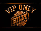 Billy VIP Only LED Neon Sign USB - Orange - TheLedHeroes