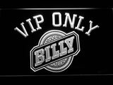 Billy VIP Only LED Neon Sign Electrical - White - TheLedHeroes
