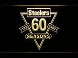 FREE Pittsburgh Steelers 60th Anniversary LED Sign - Yellow - TheLedHeroes