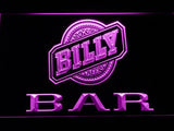 Billy Bar LED Neon Sign Electrical - Purple - TheLedHeroes
