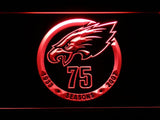 Philadelphia Eagles 75th Anniversary LED Neon Sign USB - Red - TheLedHeroes