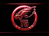Philadelphia Eagles 75th Anniversary LED Sign - Red - TheLedHeroes