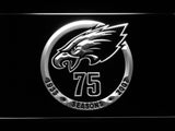 Philadelphia Eagles 75th Anniversary LED Sign - White - TheLedHeroes