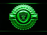 Oakland Raiders Community Quarterback LED Neon Sign USB - Green - TheLedHeroes