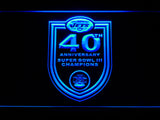 New York Jets 40th Anniversary LED Sign - Blue - TheLedHeroes