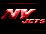 New York Jets (7) LED Neon Sign USB - Red - TheLedHeroes