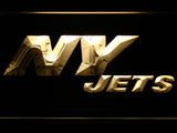 New York Jets (7) LED Neon Sign USB - Yellow - TheLedHeroes