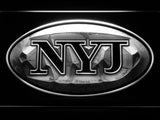 New York Jets (11) LED Neon Sign USB - White - TheLedHeroes
