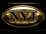 New York Jets (11) LED Neon Sign USB - Yellow - TheLedHeroes