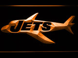 New York Jets (13) LED Neon Sign Electrical - Orange - TheLedHeroes