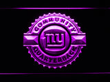 New York Giants Community Quarterback LED Sign - Purple - TheLedHeroes