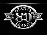 FREE New York Giants 80th Anniversary LED Sign - White - TheLedHeroes