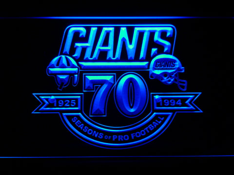 New York Giants 70th Anniversary LED Sign -  - TheLedHeroes