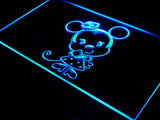 Disney Mini Minnie Mousse LED Neon Sign USB - Blue - TheLedHeroes