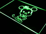 Disney Mini Minnie Mousse LED Neon Sign USB - Green - TheLedHeroes