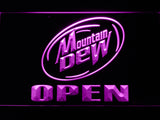 FREE Mountain Dew Open LED Sign - Purple - TheLedHeroes