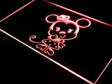Disney Mini Minnie Mousse LED Neon Sign USB - Red - TheLedHeroes