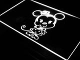Disney Mini Minnie Mousse LED Neon Sign USB - White - TheLedHeroes