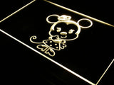 Disney Mini Minnie Mousse LED Neon Sign USB - Yellow - TheLedHeroes