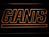 New York Giants (8) LED Neon Sign USB - Orange - TheLedHeroes