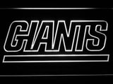 New York Giants (8) LED Neon Sign USB - White - TheLedHeroes