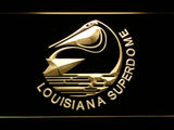 New Orleans Saints Louisiana Superdome LED Neon Sign Electrical - Yellow - TheLedHeroes