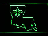 New Orleans Saints (6) LED Neon Sign Electrical - Green - TheLedHeroes