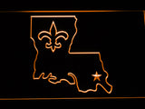 FREE New Orleans Saints (6) LED Sign - Orange - TheLedHeroes