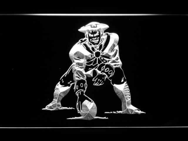 New England Patriots (5) LED Neon Sign USB - White - TheLedHeroes