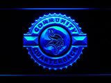 Minnesota Vikings Community Quarterback LED Neon Sign Electrical - Blue - TheLedHeroes