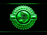 Minnesota Vikings Community Quarterback LED Neon Sign Electrical - Green - TheLedHeroes
