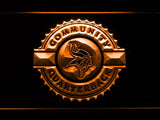 Minnesota Vikings Community Quarterback LED Neon Sign Electrical - Orange - TheLedHeroes