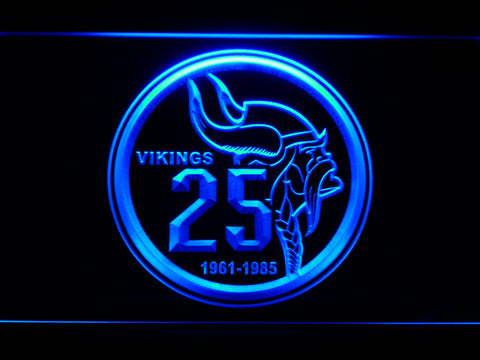 Minnesota Vikings 25th Anniversary LED Sign -  - TheLedHeroes