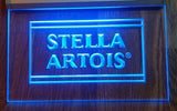 Stella Artois (2) LED Neon Sign USB - Blue - TheLedHeroes