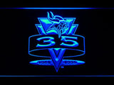 Minnesota Vikings 35th Anniversary LED Neon Sign USB - Blue - TheLedHeroes