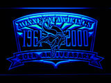 Minnesota Vikings 40th Anniversary LED Sign - Blue - TheLedHeroes