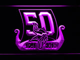 FREE Minnesota Vikings 50th Anniversary LED Sign - Purple - TheLedHeroes