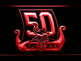 Minnesota Vikings 50th Anniversary LED Sign - Red - TheLedHeroes